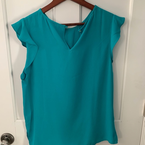 Teal blouse, only worn once. - Picture 2 of 3